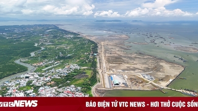 Visão geral do local proposto para a construção de uma estrada de travessia marítima na Cidade de Ho Chi Minh