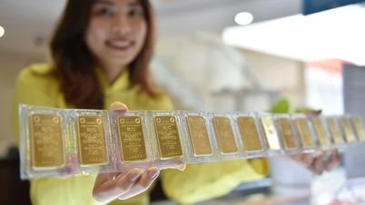 Harga emas batangan SJC capai puncak baru: 147,6 juta VND/tael