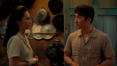 Do Thi Hai Yen and Lien Binh are romantically involved in the scene of "Ky Nam Restaurant"