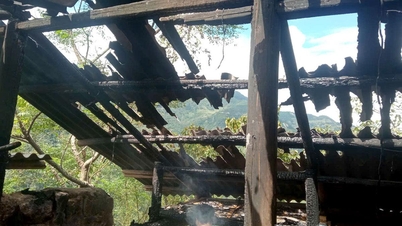 Kebakaran rumah akibat litar pintas elektrik di kampung Chung Trai 1, komune Xin Man