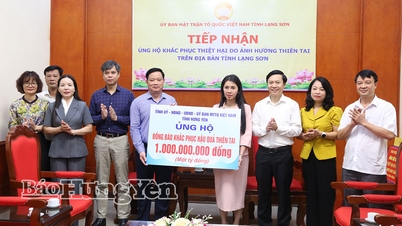 Đoàn công tác của tỉnh Hưng Yên hỗ trợ nhân dân các tỉnh khắc phục hậu quả thiên tai
