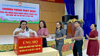 Ủy ban MTTQ phường Nam Nha Trang phát động ủng hộ đồng bào bị thiệt hại do bão số 10