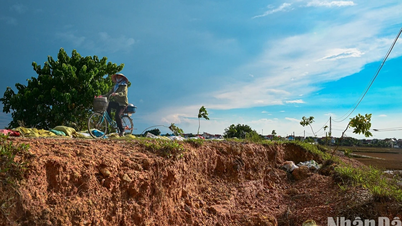 [Foto] Viele Deiche in Bac Ninh wurden nach der Zirkulation des Sturms Nr. 11 erodiert