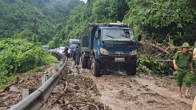 Nhiều điểm sạt lở trên tuyến đường Hồ Chí Minh nhánh Tây phía Nam Quảng Trị