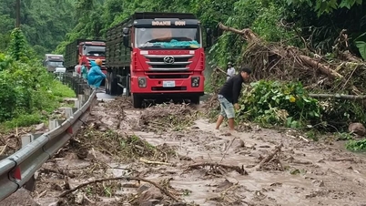 भारी बारिश के कारण हो ची मिन्ह रोड पर भूस्खलन, क्वांग त्रि के पहाड़ी इलाकों में स्थानीय बाढ़