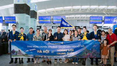 สายการบิน Vietravel ประสบความสำเร็จในการดำเนินการเที่ยวบินเช่าเหมาลำเที่ยวแรกเชื่อมต่อฮานอย - หวงซาน (จีน)