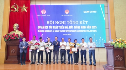 Samsung Vietnam merangkum Proyek Dukungan Pengembangan Pabrik Cerdas 2025 di wilayah Utara