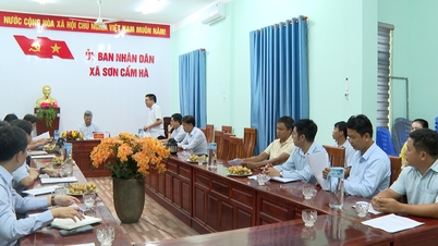 Percepat kemajuan proyek investasi publik di komune Lanh Ngoc dan Son Cam Ha