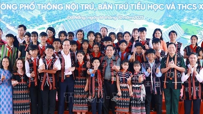 Thủ tướng Phạm Minh Chính dự Lễ khởi công trường học tại xã biên giới của Đà Nẵng