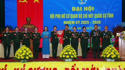Congresso da União Feminina do Comando Militar da província de Tuyen Quang: foco na construção de uma equipe de quadros e membros com desenvolvimento abrangente