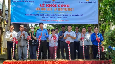 Khởi công xây dựng 2 cầu giao thông chào mừng đại hội đoàn các cấp