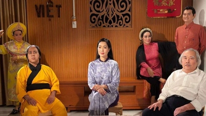 Bach Long and Trinh Kim Chi were emotional while filming "Behind the Velvet Curtain" VTV 9