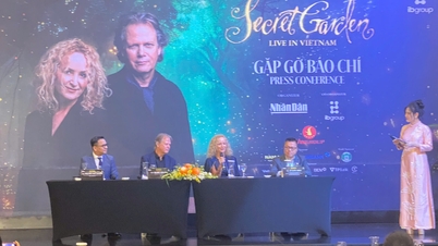 Das legendäre Duo Secret Garden ist für seinen ersten Auftritt nach Vietnam gekommen.