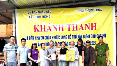 Xã Trịnh Tường: Khánh thành 11 "nhà tình thương" cho các hộ dân bị ảnh hưởng nặng nề bởi thiên tai