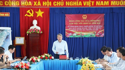 Đoàn công tác của Chính phủ làm việc với xã Vĩnh Hải, Khánh Hòa