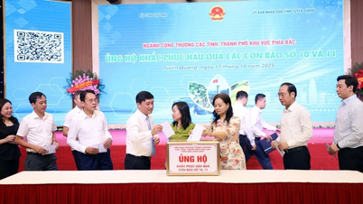 Bộ Công thương phát động ủng hộ đồng bào bị thiệt hại do bão, lũ năm 2025