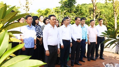 The Central Party Office paid tribute in Binh Thanh commune