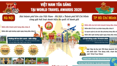 हनोई और हो ची मिन्ह सिटी विश्व यात्रा पुरस्कार 2025 में चमके