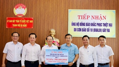 Da Nang a primit peste 10 miliarde de VND pentru a sprijini persoanele afectate de furtuna nr. 10.