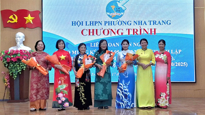 Hội Liên hiệp Phụ nữ phường Nha Trang tổ chức liên hoan văn nghệ chào mừng 95 năm Ngày thành lập hội