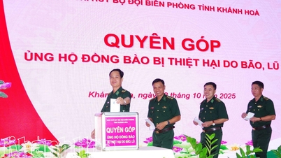 Bộ đội Biên phòng tỉnh Khánh Hòa phát động quyên góp ủng hộ đồng bào vùng bão, lũ