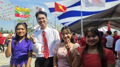 Überrascht von der Anzahl internationaler Studenten an einem College in Ho-Chi-Minh-Stadt
