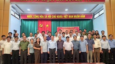 Chairman of the Provincial People's Committee Pham Anh Tuan worked with wards: An Khe, An Binh and Cuu An commune