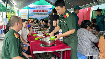 "Makanan cinta antara tentara dan rakyat" di zona khusus Con Dao