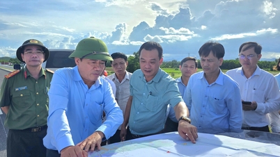 El presidente del Comité Popular Provincial, Pham Anh Tuan, trabajó en las comunas de Binh Khe y Binh Hiep.