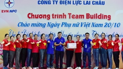 Lai Chau Power Company a organisé un programme de team building pour célébrer la Journée de la femme vietnamienne le 20 octobre