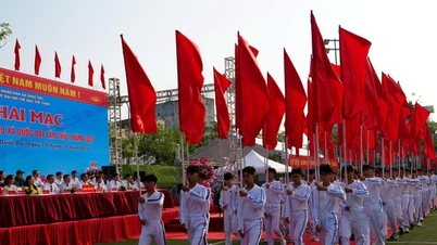 Quoc Oai Commune Sports Festival spreads the spirit of "Healthy to start a career and defend the country"