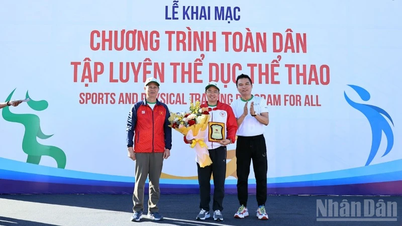 More than 1,000 people participate in the mass physical exercise program in Lam Dong