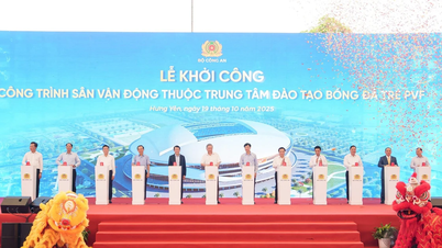 General Secretary To Lam attends the groundbreaking ceremony of the 60,000-seat PVF stadium.
