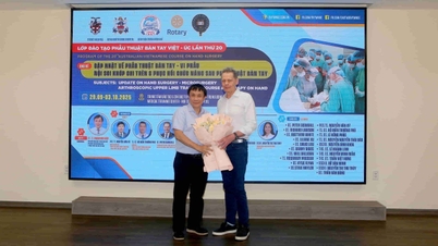 Opening of hand surgery training course in Hue
