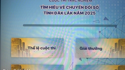 Le candidat Nguyen Le Nhu Phuong (quartier de Binh Kien) a remporté le premier prix du quiz sur la transformation numérique de Dak Lak 2025 (3e tour)