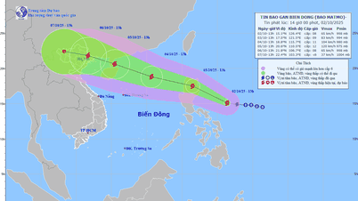 A tempestade MATMO tem ventos de nível 10 e continua a se fortalecer, indo em direção ao Mar do Leste