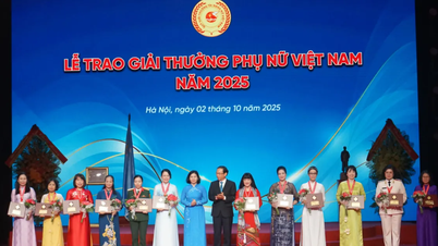 15 collectives and individuals received the Vietnam Women's Award 2025