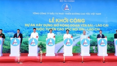 ការពង្រីកផ្លូវល្បឿនលឿន Yen Bai - Lao Cai ដល់ទៅ 4 ផ្លូវនៅចុងឆ្នាំ 2026