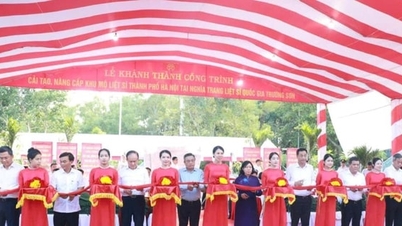 Inauguration of the project to renovate and upgrade the Hanoi martyrs' cemetery at Truong Son National Martyrs' Cemetery