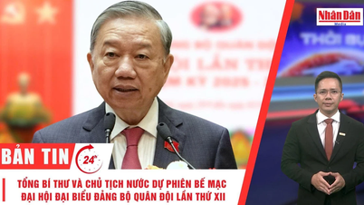 [Video] 24-hour news on October 2, 2025: General Secretary and President attend the closing session of the 12th Military Party Congress