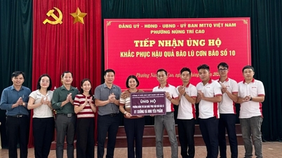 ទទួល​បាន​ការ​គាំទ្រ​ជំនះ​ផលវិបាក​នៃ​ព្យុះ​និង​ទឹក​ជំនន់​ពី​ក្រុមហ៊ុន​ដេញថ្លៃ​ភាគហ៊ុន​រួម​របស់​វៀតណាម - កាសែត Cao Bang Electronic