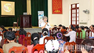 វគ្គបណ្តុះបណ្តាលចំណេះដឹងស្តីពីការការពារគ្រោះមហន្តរាយធម្មជាតិ និងការសម្របខ្លួនទៅនឹងការប្រែប្រួលអាកាសធាតុសម្រាប់សមាជិកស្ត្រី