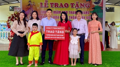 ក្រុមហ៊ុន Nhat Ly Limited បានឧបត្ថម្ភម៉ាស៊ីនត្រជាក់ចំនួន 21 គ្រឿងដល់សាលាមត្តេយ្យ Thanh Quang