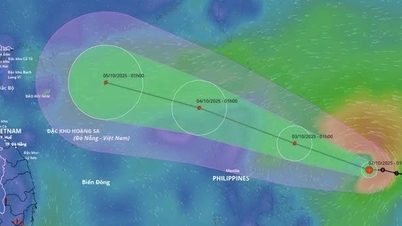 La tempête Matmo avec des rafales de niveau 12 entre en mer de l'Est