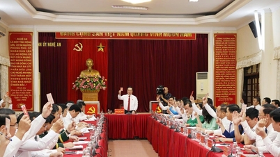 Mr. Nguyen Duc Trung was re-elected as Secretary of Nghe An Provincial Party Committee for the 2025-2030 term.