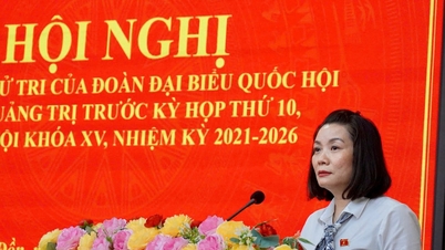 គណៈប្រតិភូរដ្ឋសភាខេត្ត Quang Tri បានជួបជាមួយអ្នកបោះឆ្នោតឃុំ Quang Trach និងសង្កាត់ Ba Don។