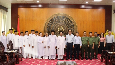 Religion accompanies the government in building and developing Tay Ninh