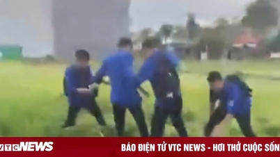 Hai Phong male student was beaten by a gang and had his nose broken.