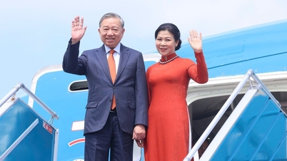 Sekretaris Jenderal To Lam dan istrinya berangkat untuk kunjungan resmi ke Finlandia