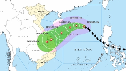 Bão 'Thần Gió' bắt đầu tăng cấp, nam Quảng Trị đến TP Đà Nẵng có đợt mưa tới 900mm